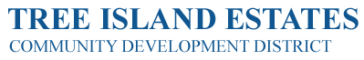 Tree Island Estates Community Development District Logo